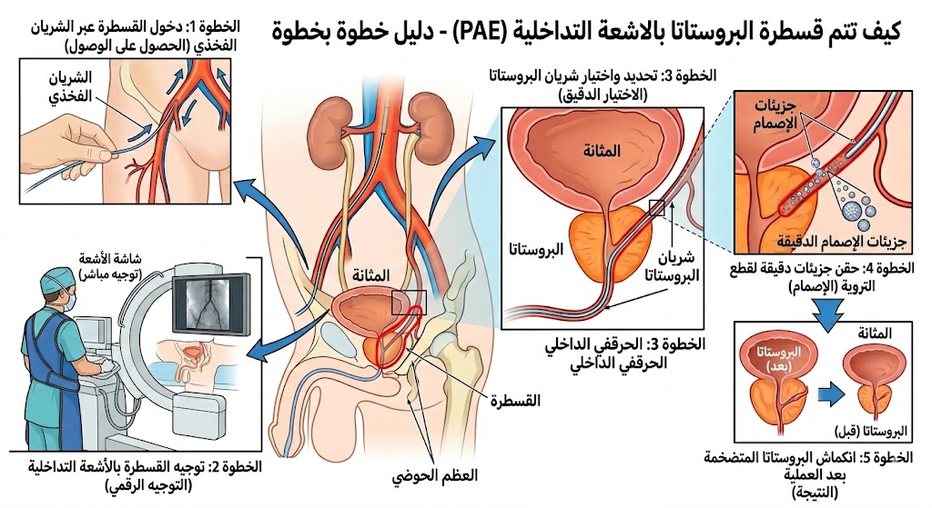  كيف تتم قسطرة البروستاتا؟
