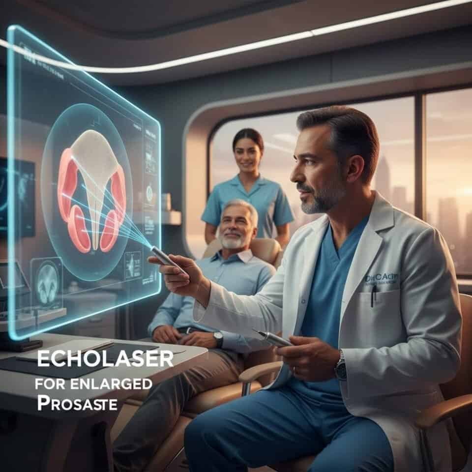 echolaser for enlarged prostate