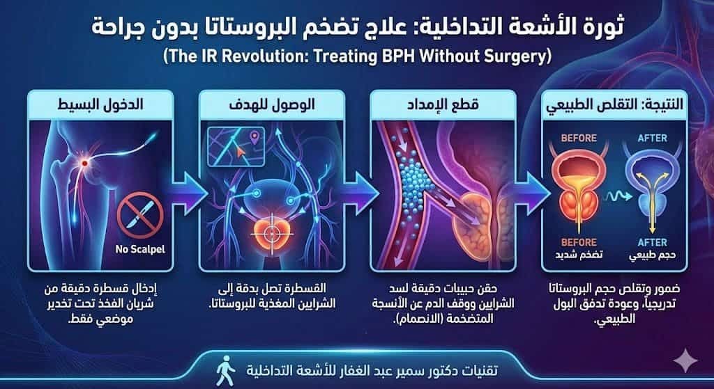 ثورة الأشعة التداخلية: علاج تضخم البروستاتا بدون جراحة